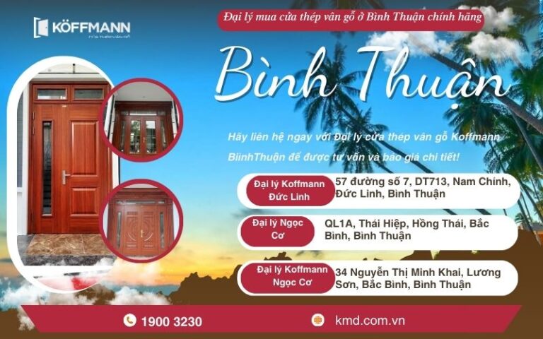 nơi mua cửa thép vân gỗ tại Bình Thuận